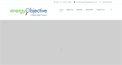 Desktop Screenshot of energyobjective.com